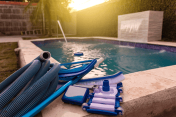 Summer pool maintenance