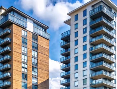 condos-against-blue-sky