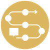 Workflow-circular-Icon-Gold-White